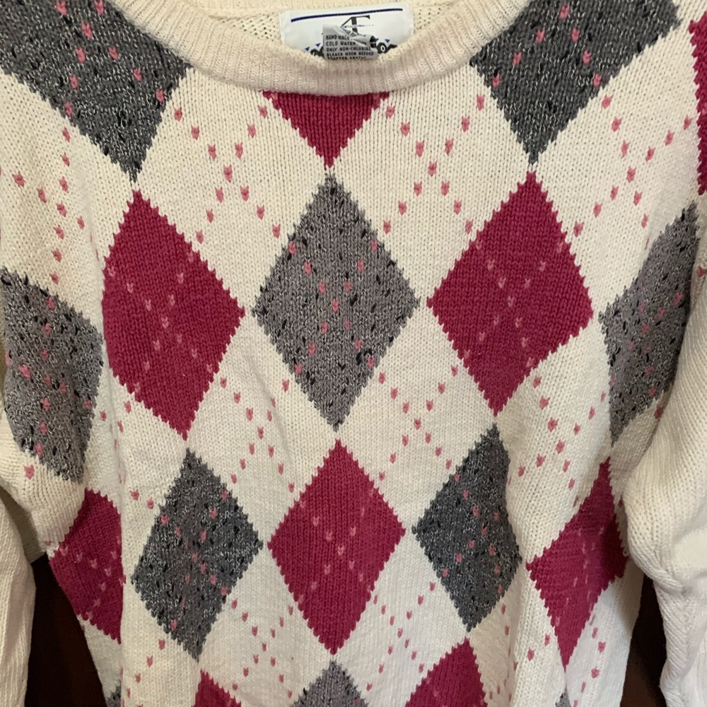 Argyle sweater